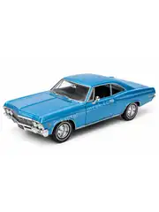 Kapıları Açılıp Kapanabilen Çek Bırak Metal Chevrolet İmpala S 1965 1:24 1