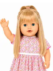 Uzun Saçlı Masal Anlatan Sesli Azra Et Bebek 60 Cm 2