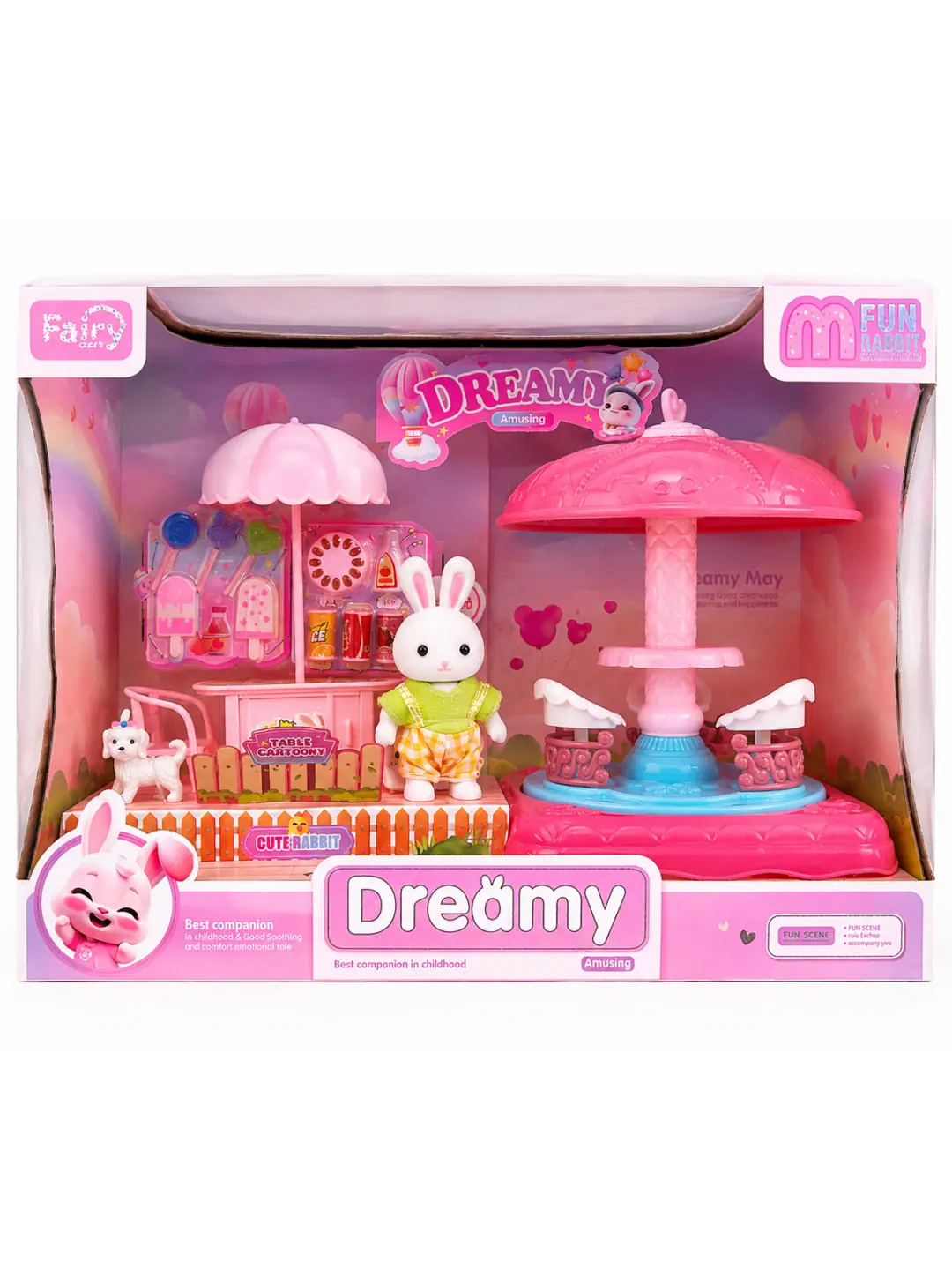 Bay Dreamy Mini Tavşan Ailesi Eğlence Parkı 6