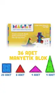Eğitici Manyetik Bloklar 36 Parça Manyetik Yapı Blokları 5