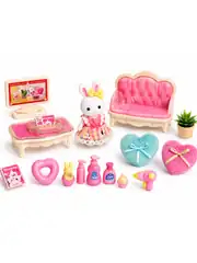 Bay Dreamy Mini Tavşan Ailesi Eğlenceli Ranza Seti 2