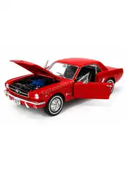 Kapıları Açılıp Kapanabilen Çek Bırak Metal Ford Mustang Coup 1964 1:24 2