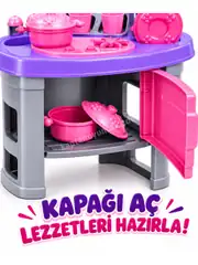 Minik Şef Mutfak Oyun Seti 20 Parça 5