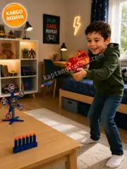 Fire Storm Pilli Yarı Otomatik Dart Atan Nerf Tabanca 1