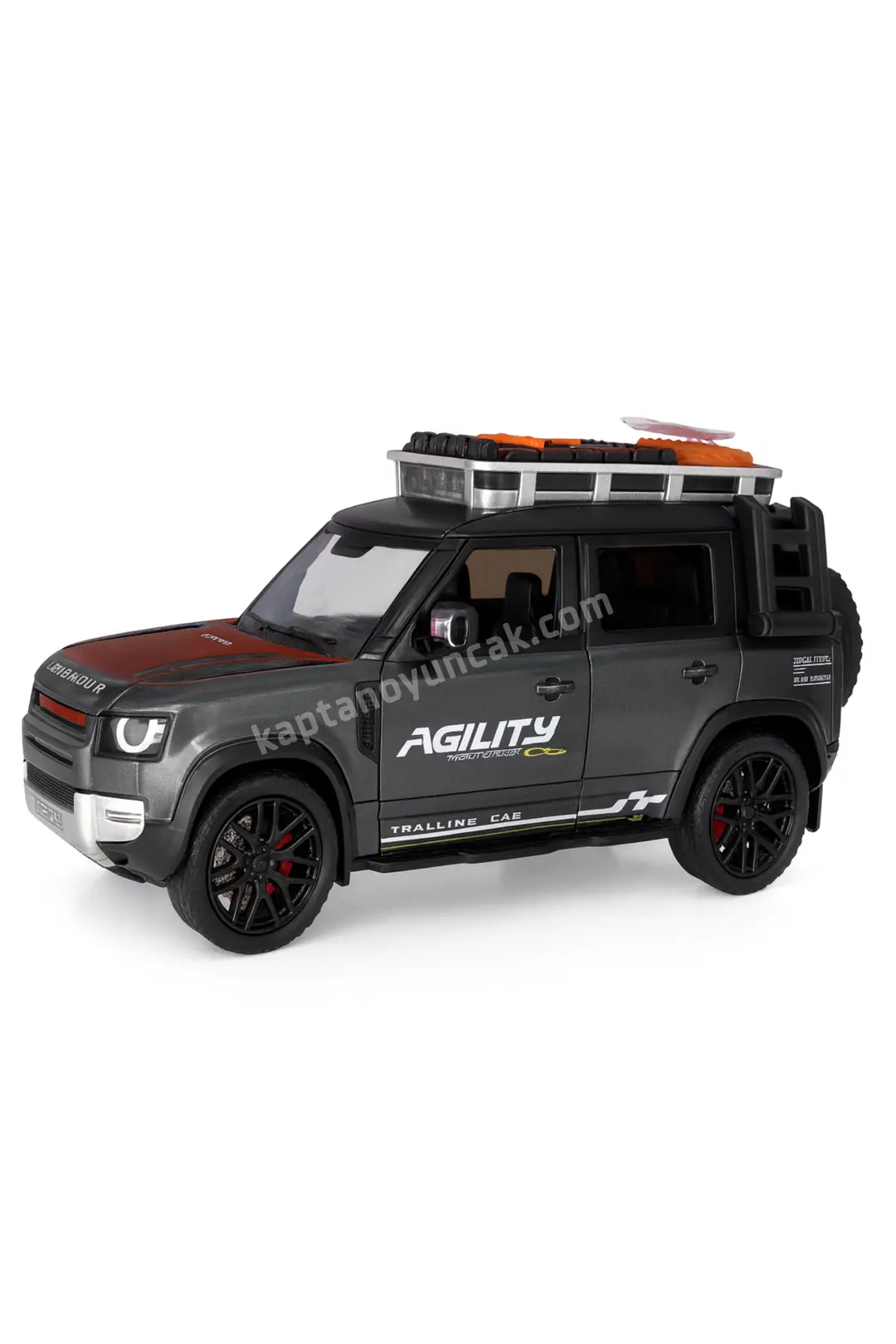 Sürtmeli Sesli Işıklı Polis Off Road Araba 2