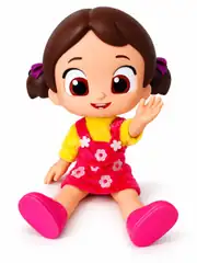 Büyük Boy Sesli Niloya Bebek ve Tospik 3