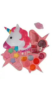Unicorn Şekilli 3 Katlı Makyaj Güzellik Seti 1
