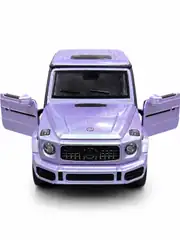 Kapıları Açılıp Kapanabilen Sürtmeli Mercedes Amg G63 Sesli Işıklı Lastikli 2