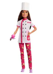 Barbie Kariyer Bebeği Pasta Şefi HKT67 1