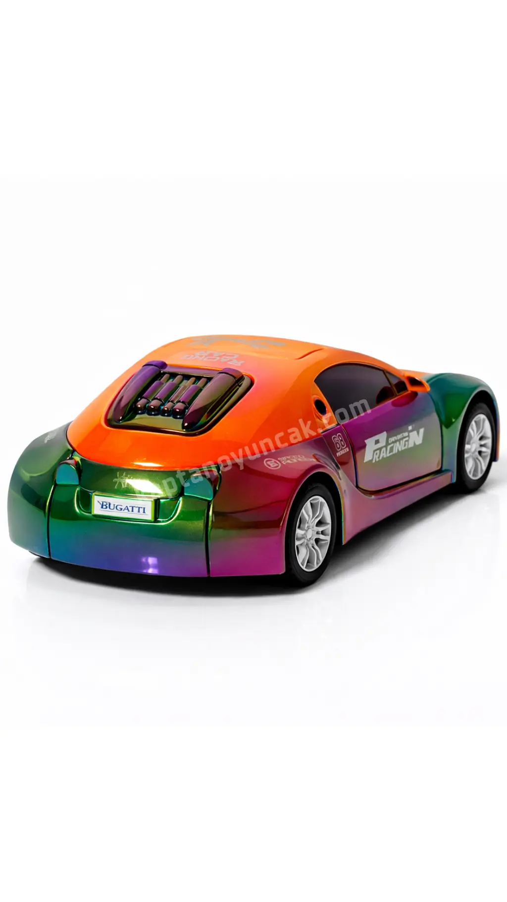 Sürtmeli Sesli Işıklı Bugatti Araba 3