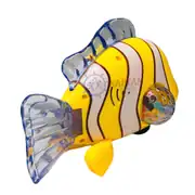Hareketli Yürüyen Balık Oyuncak - Müzikli 3D Işıklı 3