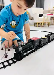 Vardem Sesli Işıklı Klasik Buharlı Tren 4