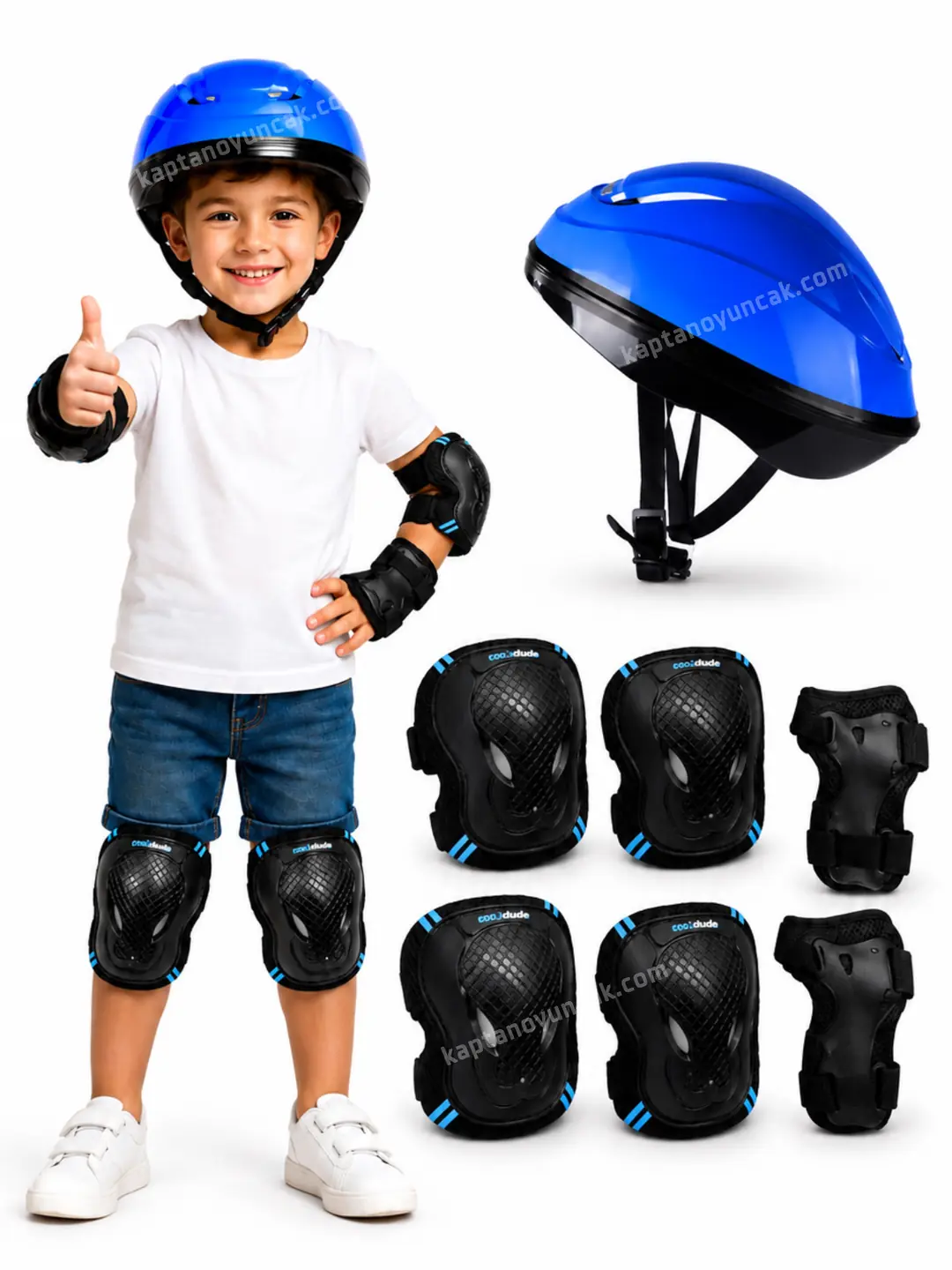 Cool Wheels Dizlik Dirseklik Kask Korunma Ekipmanları