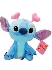 Kalp Taçlı Stitch Peluş 25 cm 1