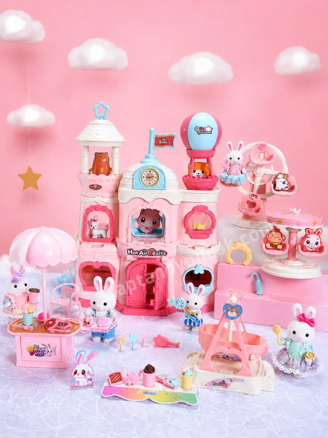 Bay Dreamy Mini Tavşan Ailesi Kale Seti 1