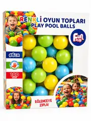 Oyun Havuzu Topları 6 Cm 100 Adet Kutulu 5