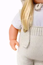 Triko Kıyafetli Masal Anlatan Sesli Azra Et Bebek 60 Cm 4
