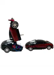 Transformers Robota Dönüşen Pilli Bugatti Oyuncak Araba 3