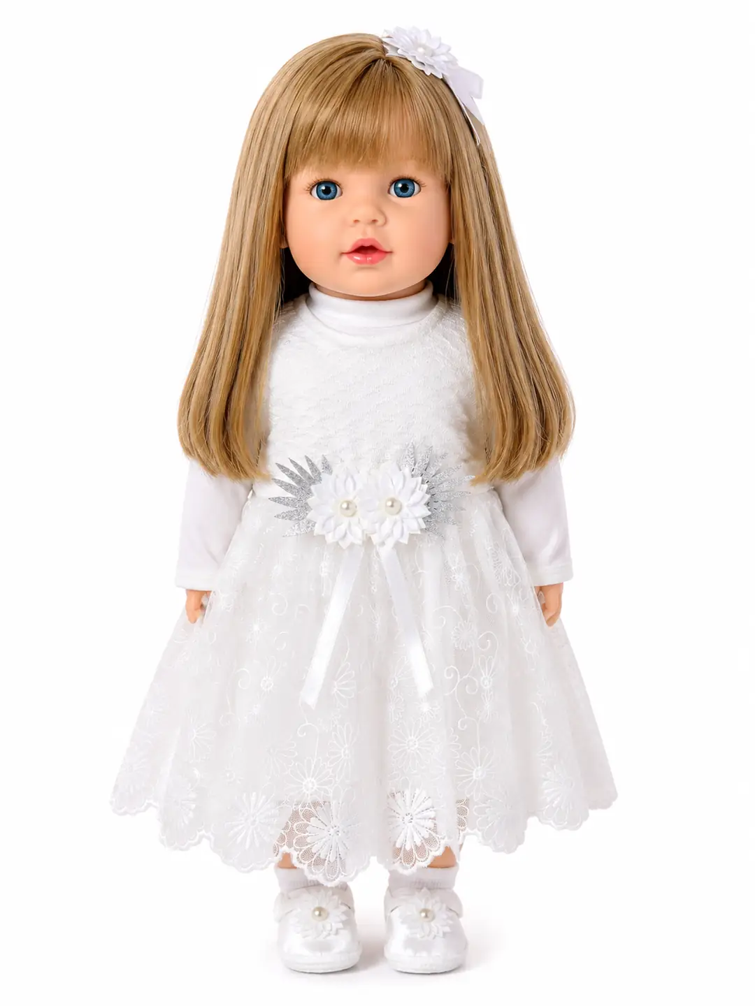 Özel Kıyafetli Türkçe Konuşan Sesli Azra Bebek 60 Cm 3