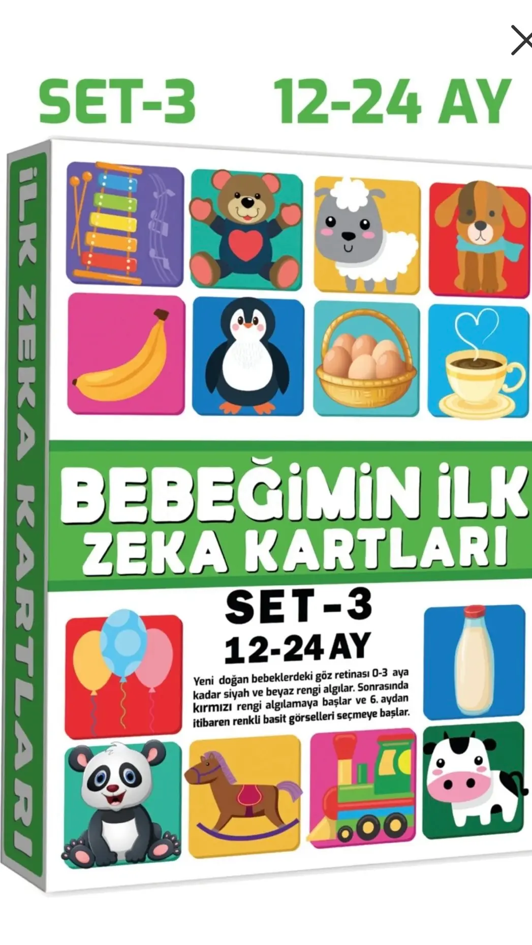Bebeğimin İlk Zeka Kartları 12-24 Ay 3