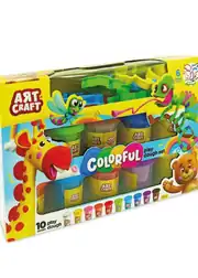 Dede Art Craft Rengarenk Oyun Hamuru Seti 16 Parça 3