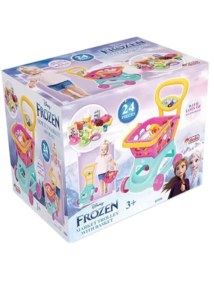 Frozen Sepetli Market Arabası Oyun Seti 24 Parça 5