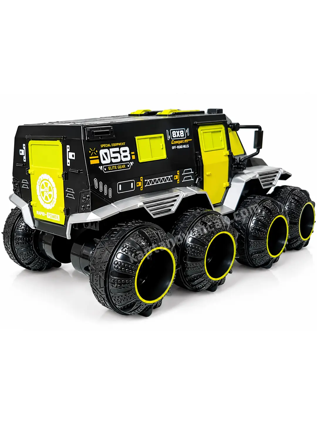 Uzaktan Kumandalı Şarjlı Suda ve Karada Gidebilen 8x8 Arazi Zırhlı Araç 8