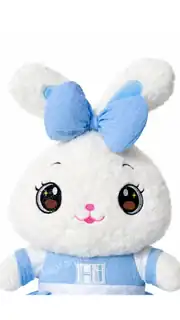 Büyük Boy Peluş Tavşan 50 Cm 2