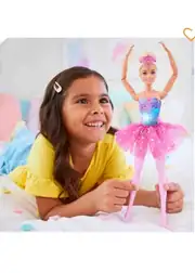 Barbie Dreamtopia Işıltılı Balerin Bebek HLC25 1