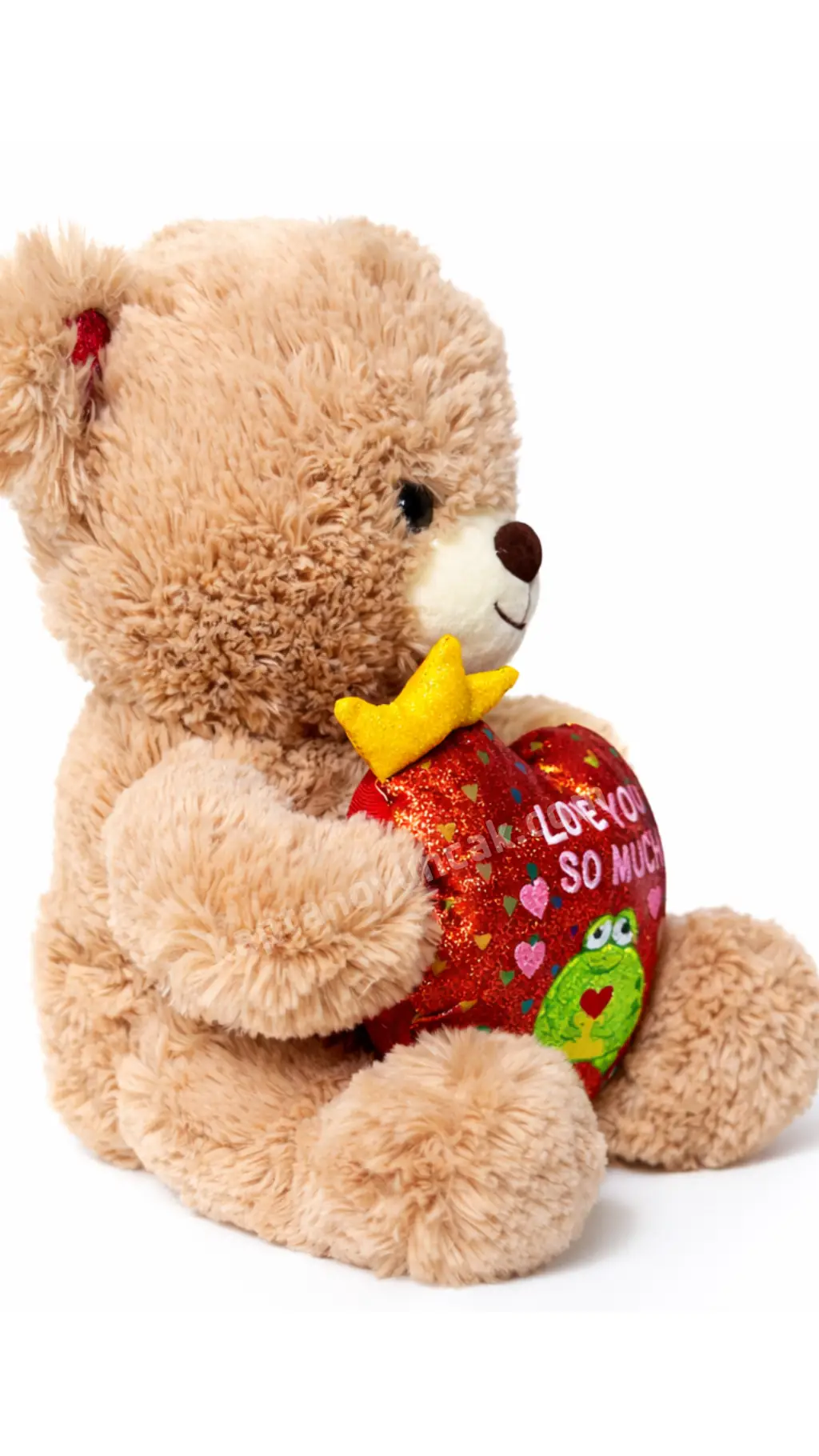 Love You Kalpli Peluş Ayı 30 Cm 3