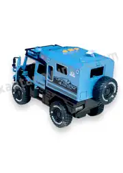 Sesli Işıklı Kapıları Açılıp Kapanabilen Lüks Off Road Karavan Araba 3
