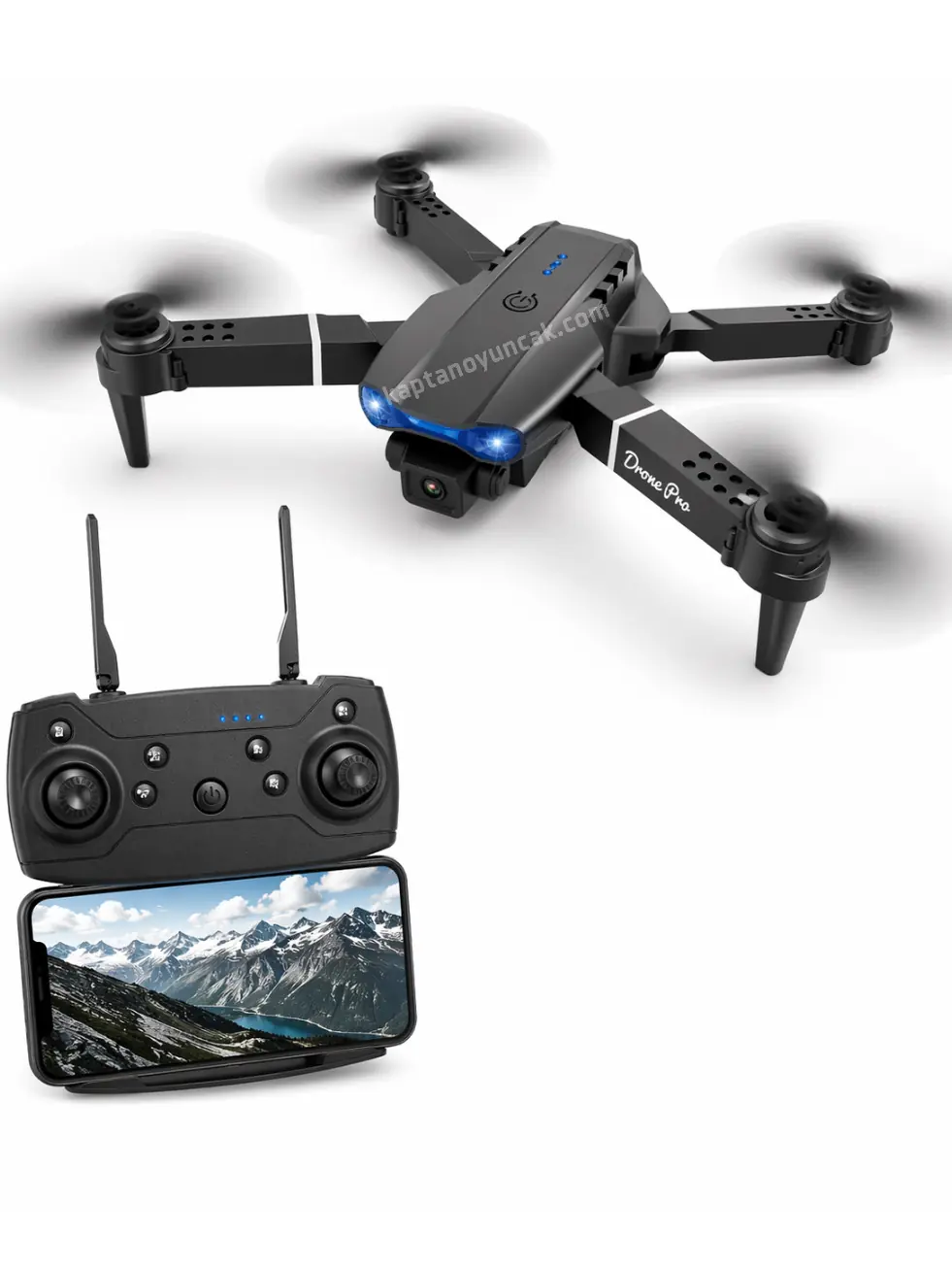 Uzaktan Kumandalı 4K Çekim Yapabilen Kameralı Katlanabilir Drone Mini 3