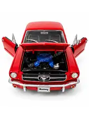 Kapıları Açılıp Kapanabilen Çek Bırak Metal Ford Mustang Coup 1964 1:24 5