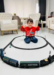 Vardem Sesli Işıklı Kara Tren 33 Parça 4