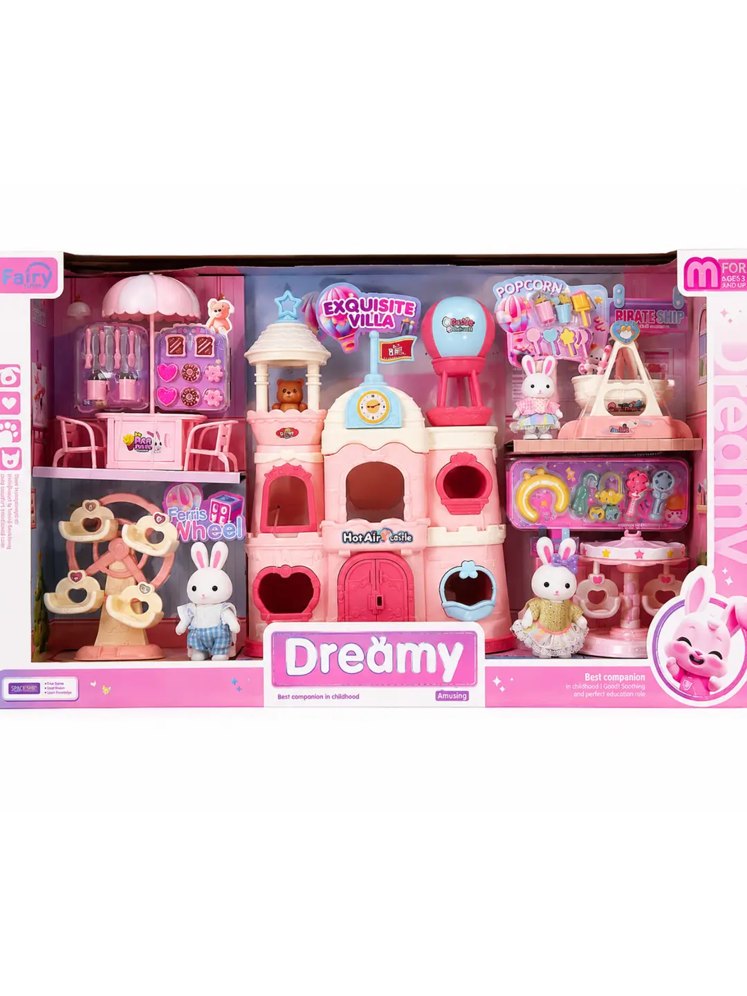 Bay Dreamy Mini Tavşan Ailesi Kale Seti 9