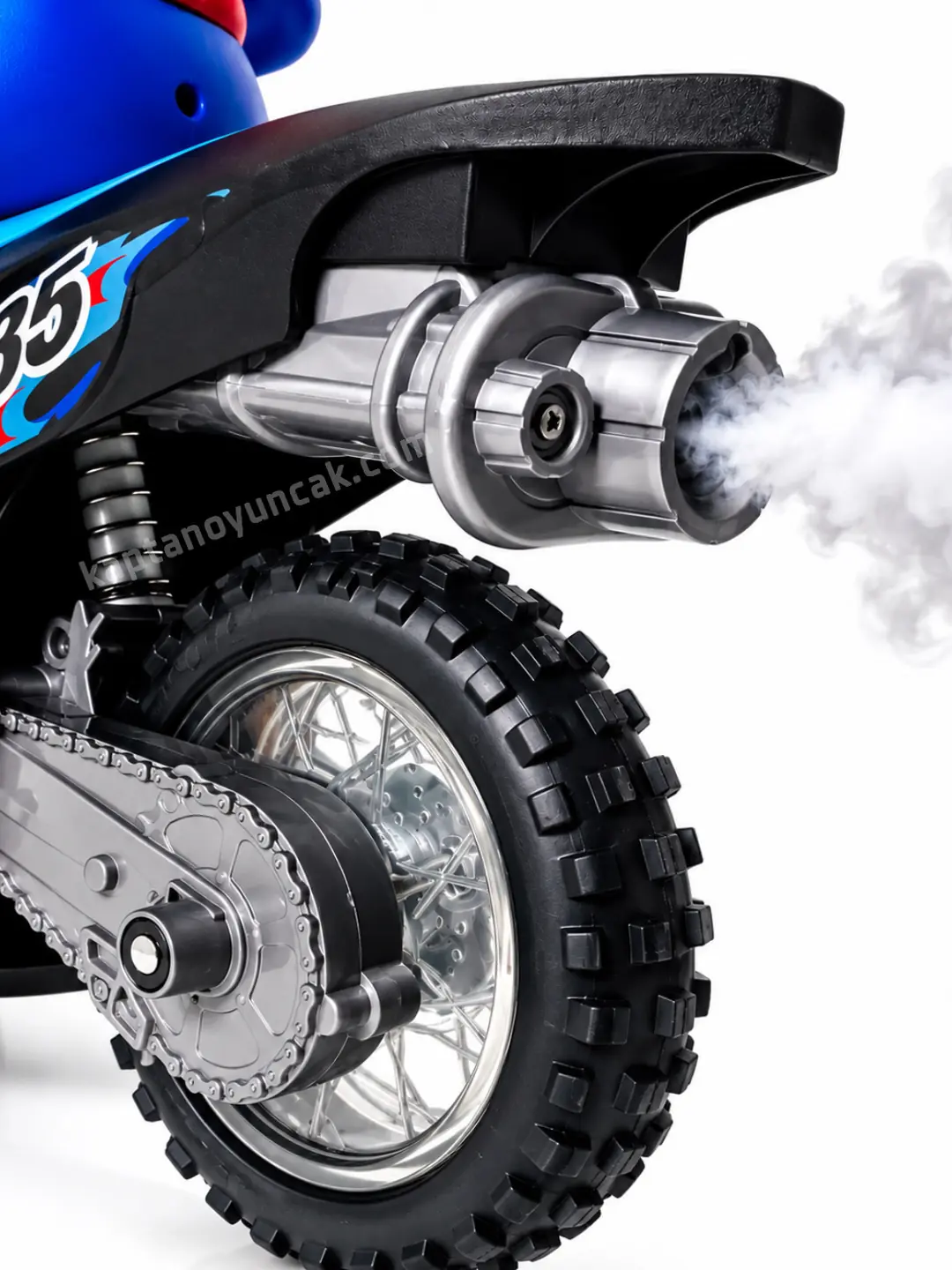 Uzaktan Kumandalı Şarjlı Duman Atabilen 20 KM Hız Yapabilen Rc Cross Motosiklet 6