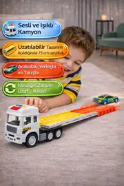 Parkurlu Araba Fırlatan Açılıp Katlanabilir Kamyon 1