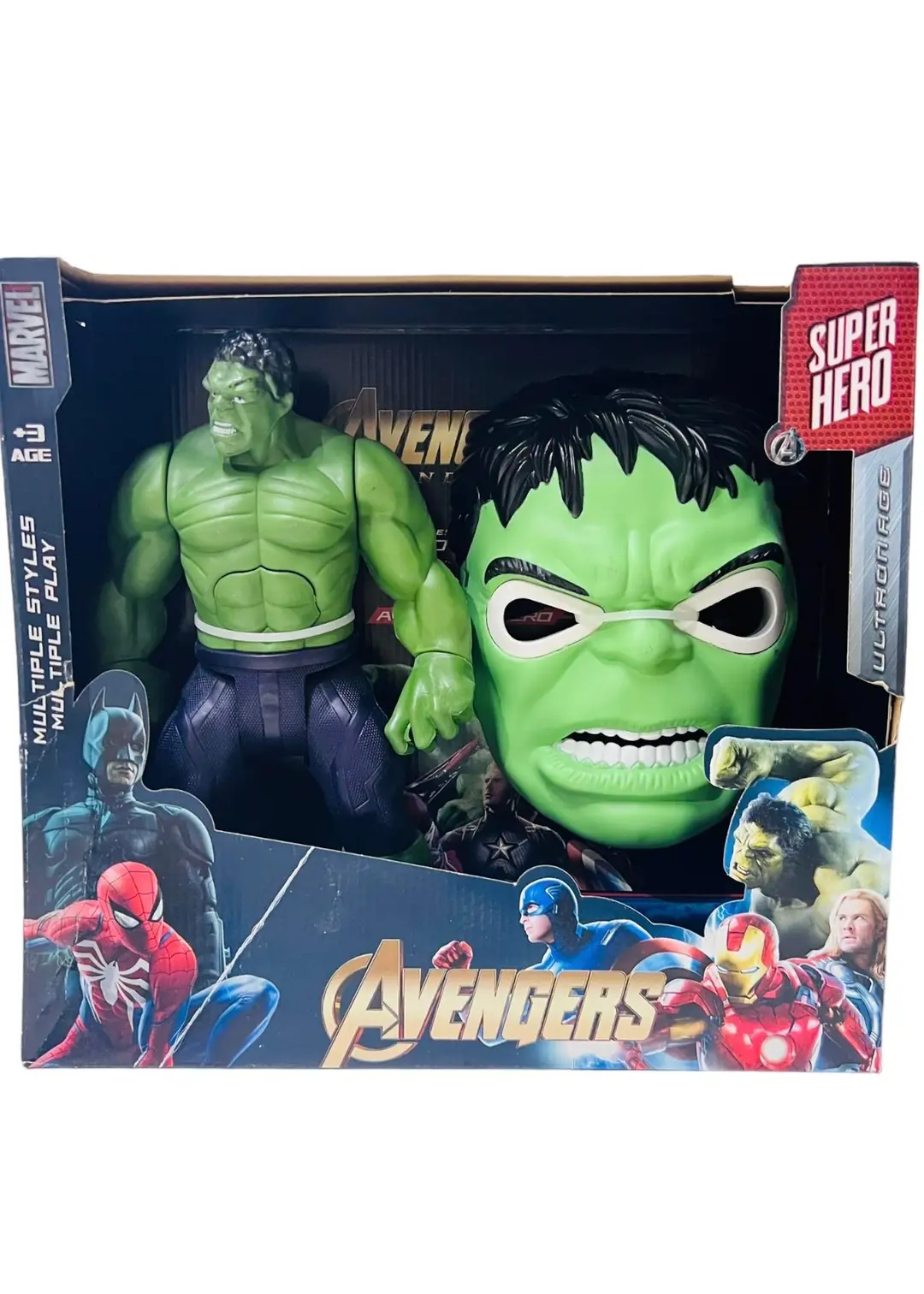 Avengers Hulk Figür Hulk Maske Oyun Seti 4