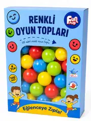 Oyun Havuzu Topları 7 Cm 100 Adet Kutulu 4