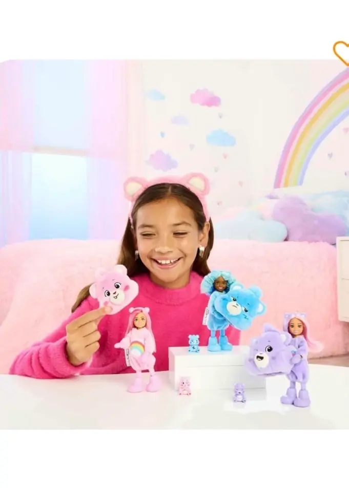 Barbie Cutie Reveal Sevimli Ayıcıklar Bebek Serisi Sürpriz Paket JCN97 6