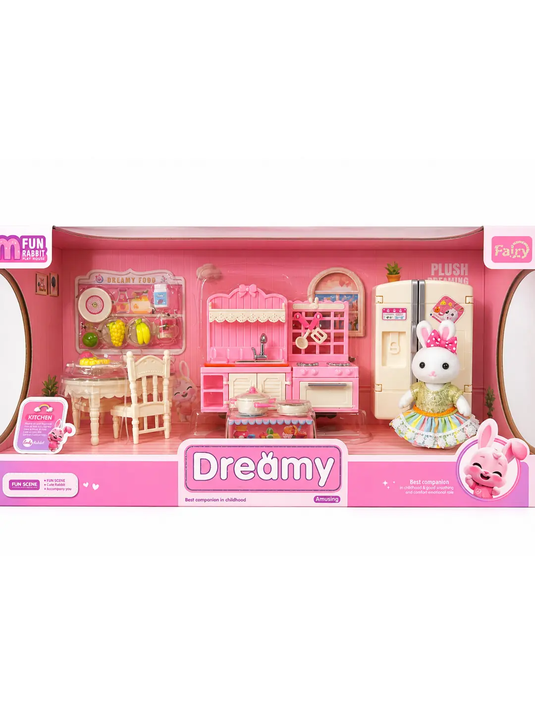 Bay Dreamy Mini Tavşan Ailesi Büyük Mutfak Oyun Seti 3