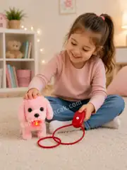 Tasmadan Kontrollü Sesli Hareketli Yürüyen Peluş Köpek 2
