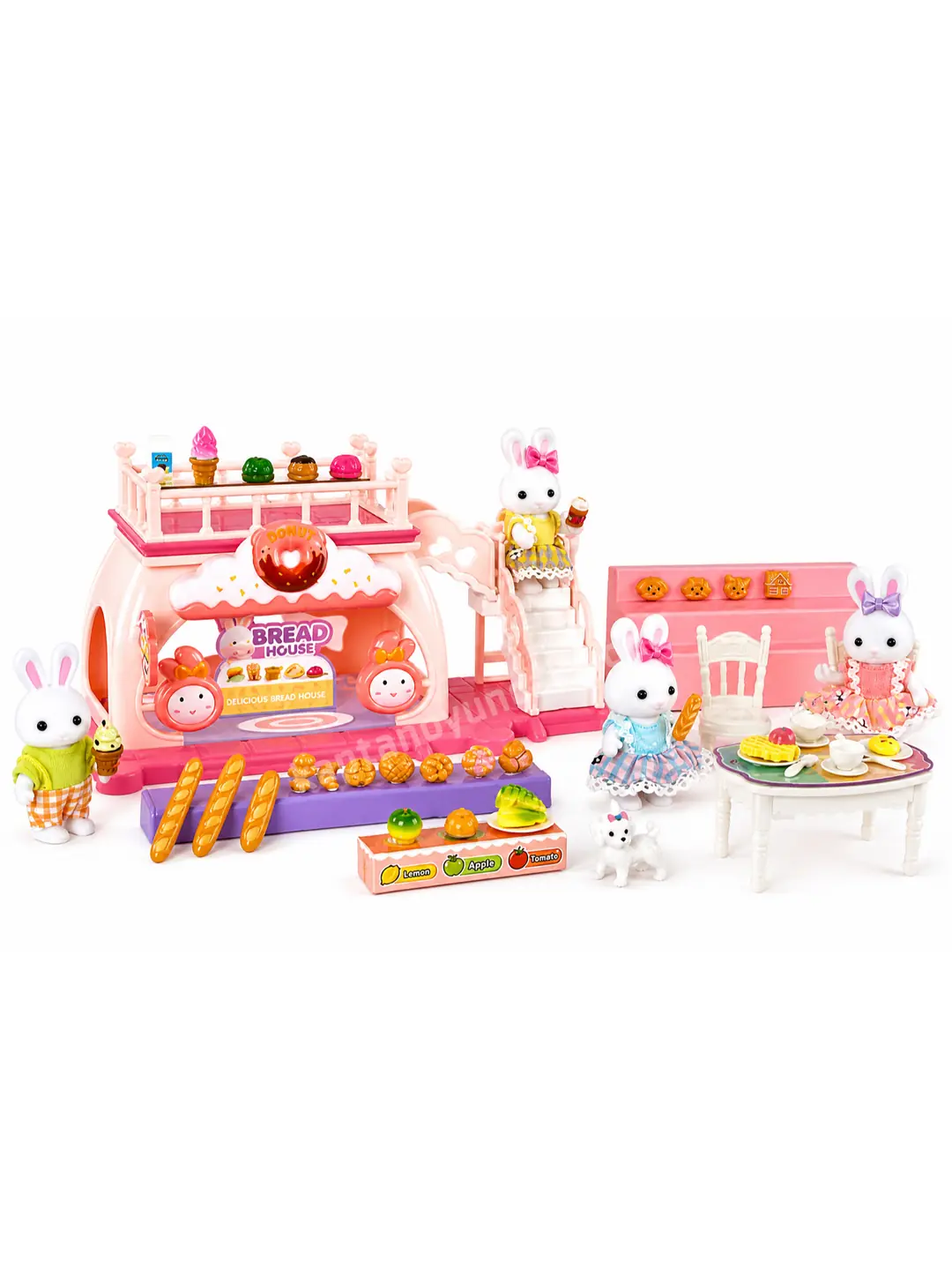 Bay Dreamy Mini Tavşan Ailesi Büyük Fırın Oyun Seti