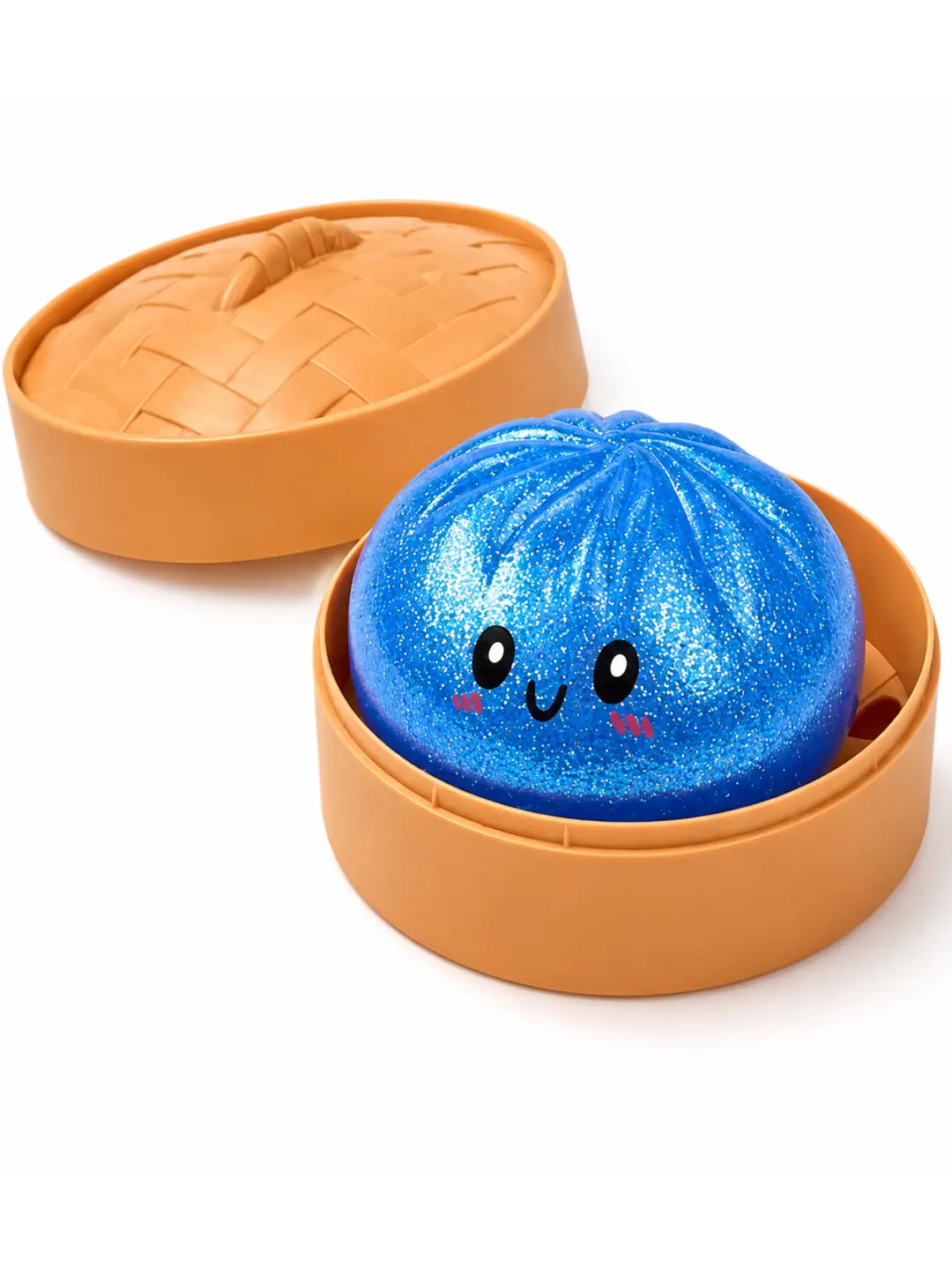 Dumpling Squishy Sürpriz Simli Renkli Çin Mantısı Büyük Boy 7