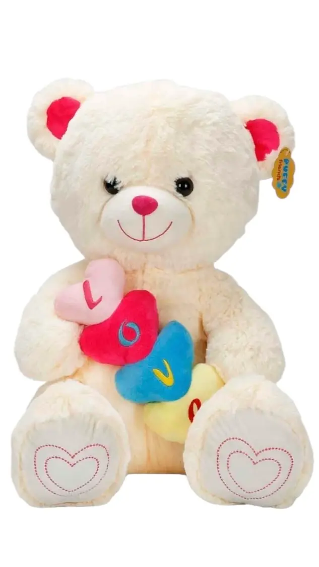 Kalpli Peluş Ayı 45 Cm