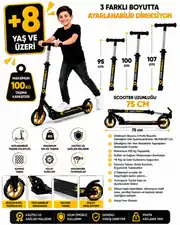 Cool Wheels 2 Tekerlekli Katlanabilir Scooter +8 Yaş 1
