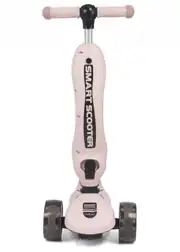 Smart Tekerlekleri Led Işıklı Oturaklı Scooter 9