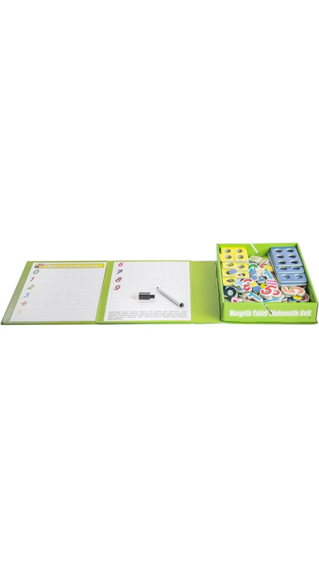 Manyetik Tablet Matematik Seti Yazı Tahtası Eğitici Oyuncak 3