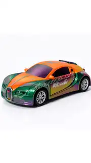 Sürtmeli Sesli Işıklı Bugatti Araba 1