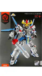 Master Mekanik Master Lego Blokları Robot Asker 641 Parça Lego 5